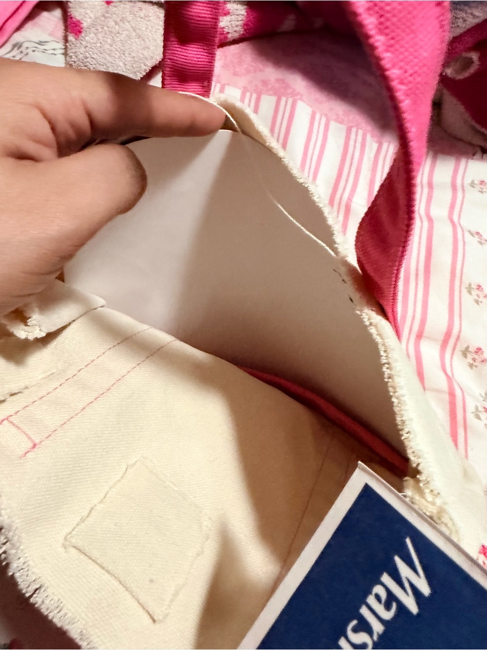 Hello Kitty Cream and Pink Canvas Tote Bag Duo - Picture 3 of 5